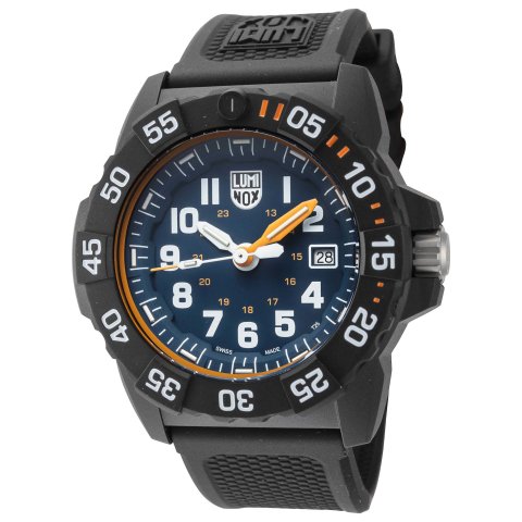 ModubaCode USA15Luminox Navy SEAL Foundation 쿼츠 블루 & 화이트 다이얼 남성용 시계 (XS.3503.NSF)