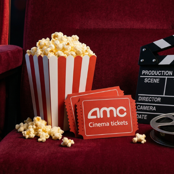 $33부터 🍿AMC 가족 영화 패키지: 티켓 3~4장 + 팝콘 포함