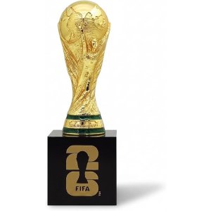 ModubaFIFA 월드컵 2026 공식 에디션 3D 트로피 피규어 4인치 아크릴 베이스