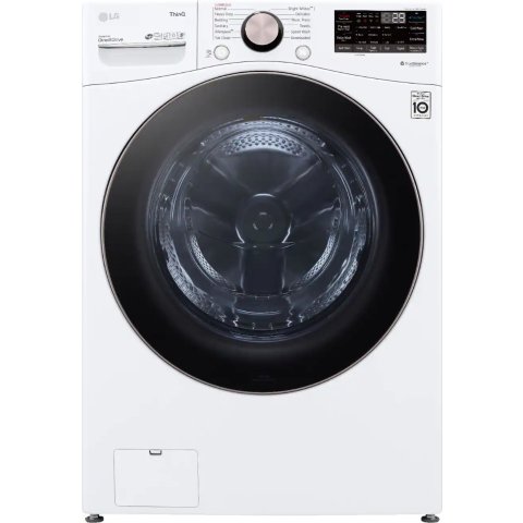 ModubaLG 4.5 Cu.Ft 고효율 스마트 드럼세탁기 스팀 빌트인 인텔리전스 화이트 WM4000HWA