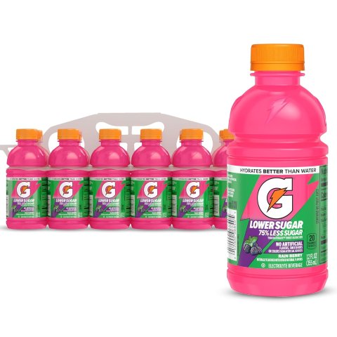 ModubaGatorade 저당 전해질 스포츠음료 레인베리 12oz 12병 세트