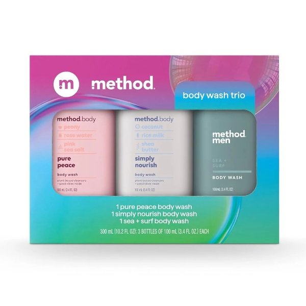 Method 바디 워시 기프트 세트