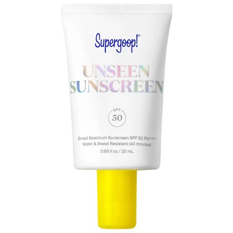 ModubaSupergoop! 언씬 선스크린 SPF50 PA+++ 인비저블 선스크린, 20ml