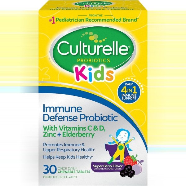 최저가: Culturelle 키즈 면역 디펜스 프로바이오틱 30정