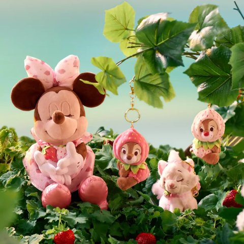 Moduba딸기 미니마우스 인형