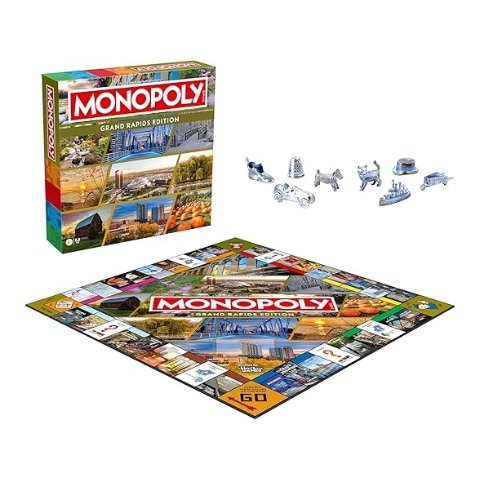 ModubaMonopoly 그랜드래피즈 MI 에디션 보드게임