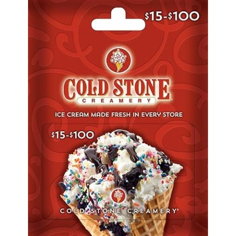 ModubaCold Stone Creamery 금액 선택형 기프트카드