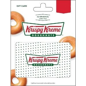ModubaKrispy Kreme 실물 기프트카드 $25권