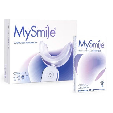 ModubaMySmile 얼티밋 치아 미백 키트 에나멜 강화 젤 + 리필 젤 세트