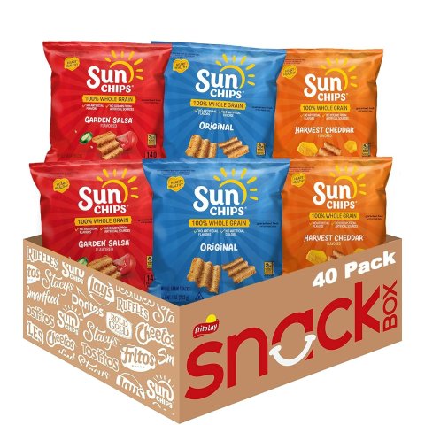 ModubaSunChips 100% 통곡물 칩 버라이어티 40팩