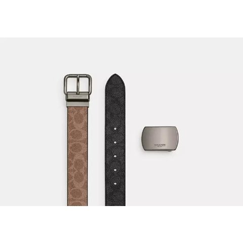 Moduba38mm 박스형 롤러 버클 컷 투 사이즈 리버서블 벨트