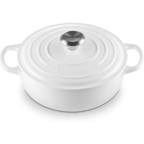 Moduba시그니처 에나멜 주물 소테우스 오븐 3.5QT 화이트