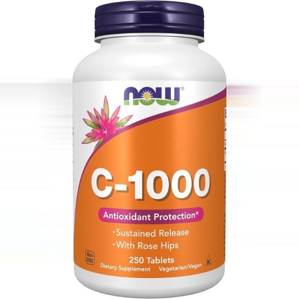최저가: NOW Foods 비타민 C-1000 로즈힙 250정
