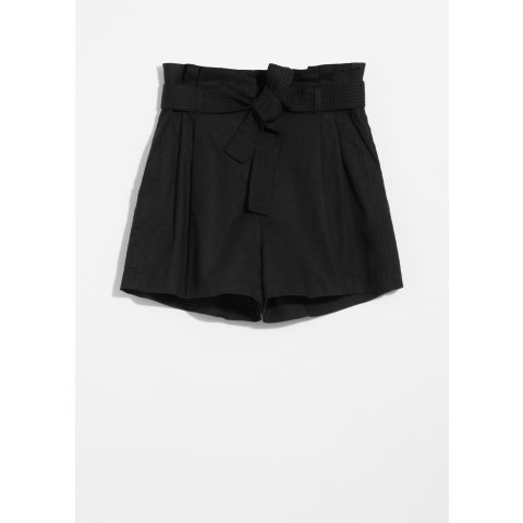 Moduba린넨 블렌드 페이퍼백 쇼츠