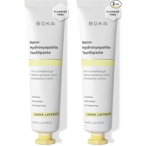 Moduba무불소 나노 하이드록시아파타이트 치약 레몬 라벤더 1.3fl oz 2개 세트