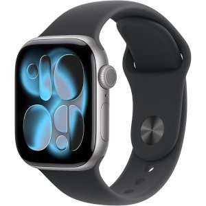 Moduba애플 워치 시리즈 11 GPS 42mm 스페이스 그레이 블랙 스포츠 밴드