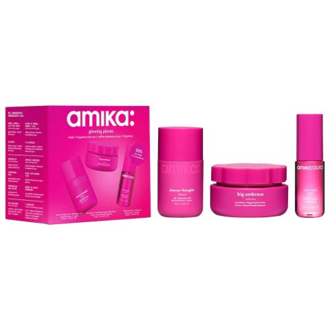 Moduba$48 상당 세트amika 글로잉 플레이스 바디 케어 & 프래그런스 기프트 세트