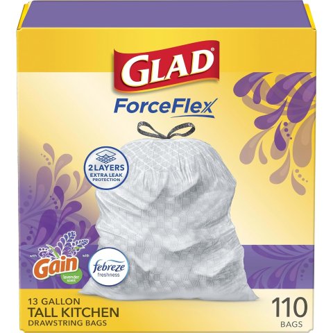 ModubaGlad ForceFlex 키친 쓰레기봉투 110매입