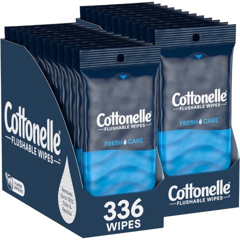 Moduba섭스크라이브 주문 시 25% 할인쿠폰Cottonelle 프레시 케어 휴대용 물에 녹는 화장실용 물티슈