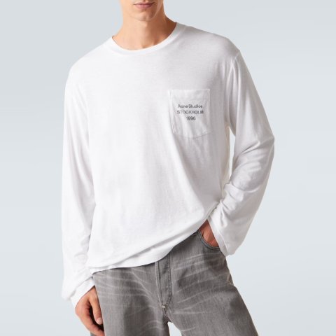 Moduba로고 코튼 블렌드 반팔 티셔츠