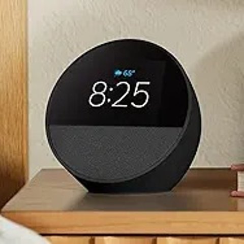 ModubaEcho Spot 스마트 알람시계 블랙