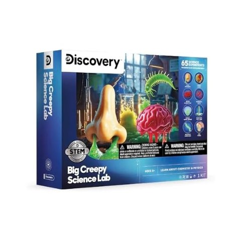 ModubaDiscovery™ 빅 크리피 사이언스 랩 STEM 키트 (65가지 실험)