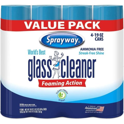 Moduba섭스크라이브 주문 시 35% 할인쿠폰Sprayway 암모니아 프리 유리 클리너 19oz 4팩
