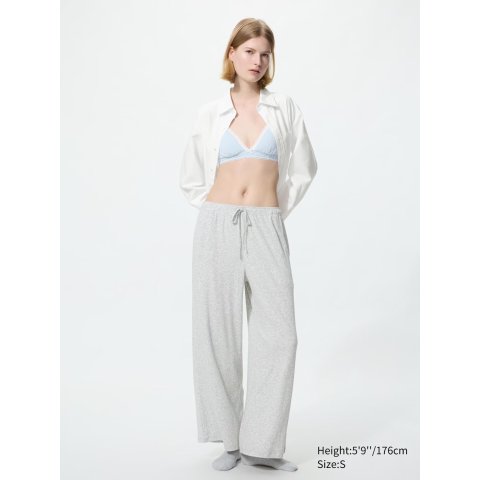 Moduba골지 와이드 이지 팬츠
