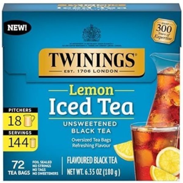 Twinings 레몬 아이스 홍차 티백 72개입 2팩