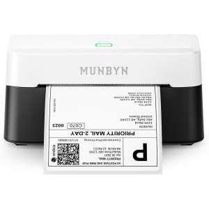 Moduba블랙MUNBYN RW403B 블루투스 감열 라벨 프린터
