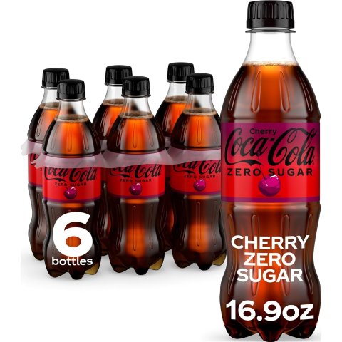 ModubaCoca-Cola Zero Sugar 체리 탄산음료 16.9oz 6팩