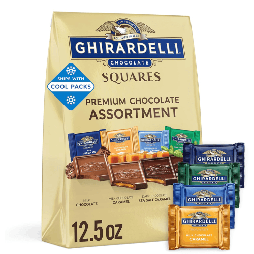 GHIRARDELLI Premium Chocolate Assortment Squares 12.5oz Bag Pack of 3