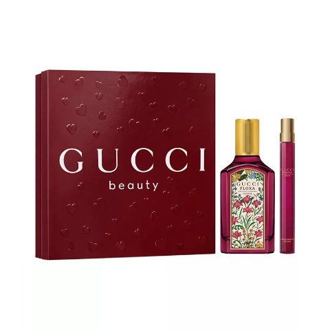 Moduba$195 상당 세트Gucci 플로라 고저스 가드니아 오 드 퍼퓸 인텐스 2종 세트