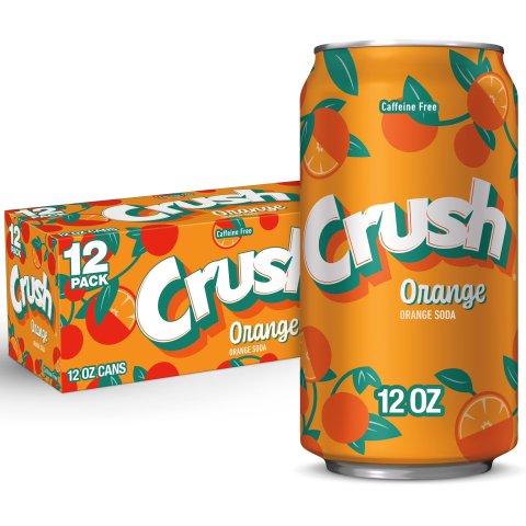 ModubaOrange Crush 카페인 프리 오렌지 탄산음료 355ml x 12캔