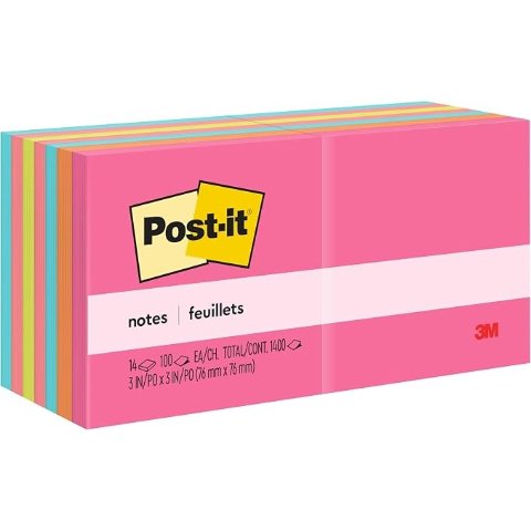 ModubaPost-it 3x3 노트 14패드 세트