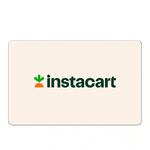 Instacart $50 디지털 기프트카드