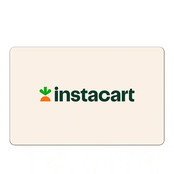 Instacart $50 디지털 기프트카드