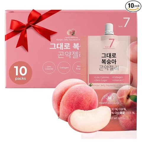 Moduba복숭아 곤약젤리 10팩