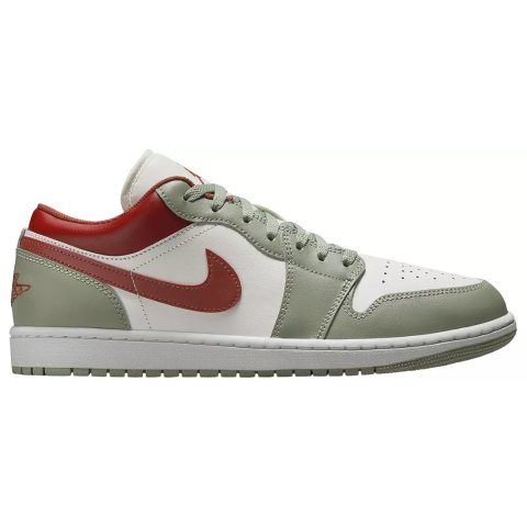 ModubaAir Jordan 1 Low 슈즈 (블랙/실버/제이드/하이퍼 크림슨)