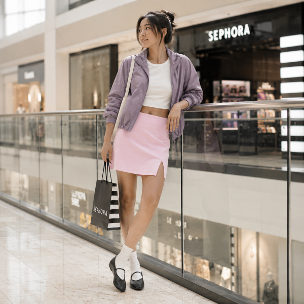 Lululemon 소프트스트림 하이 라이즈 미니 스커트