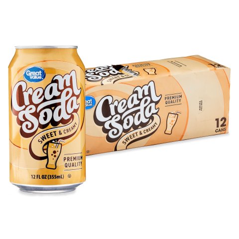 ModubaGreat Value 크림 소다 탄산음료 355ml x 12캔