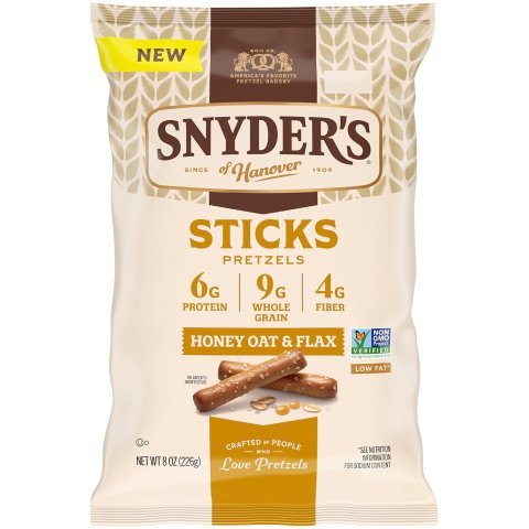 ModubaSnyder s of Hanover 허니 오트 & 플랙스 프레첼 스틱 8oz
