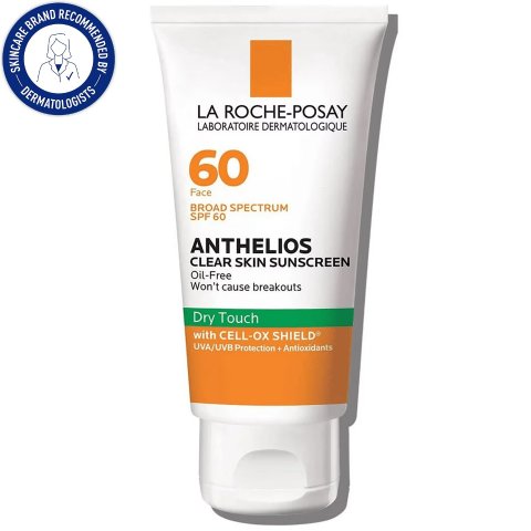 ModubaLa Roche-Posay 안텔리오스 클리어 스킨 드라이 터치 페이셜 선스크린 SPF 60 오일 프리 50ml