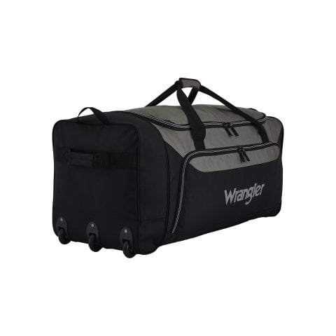 ModubaWrangler 36인치 점보 접이식 3륜 롤링 락커 더플
