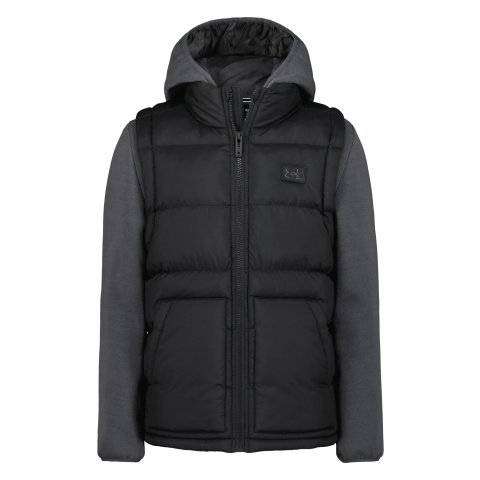 ModubaUnder Armour 키즈 워터 리펠런트 믹스드 미디어 재킷 (주니어)