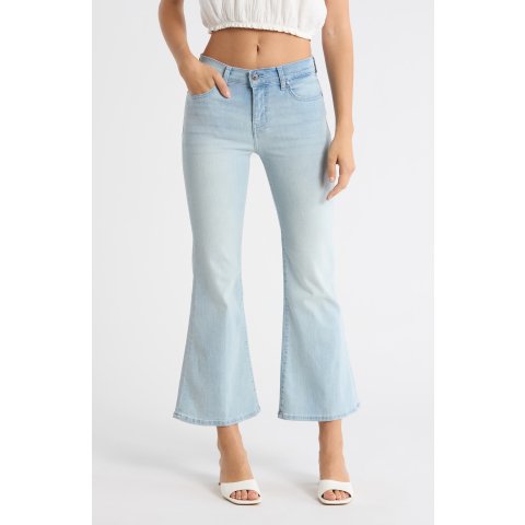 Moduba7 For All Mankind 도조 미드라이즈 앵클 부츠컷 데님 팬츠