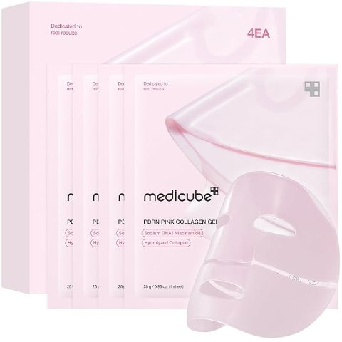 ModubaPDRN 핑크 콜라겐 젤 마스크팩 4매