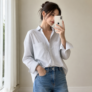 퍼널넥 바디수트 $17 👚✨