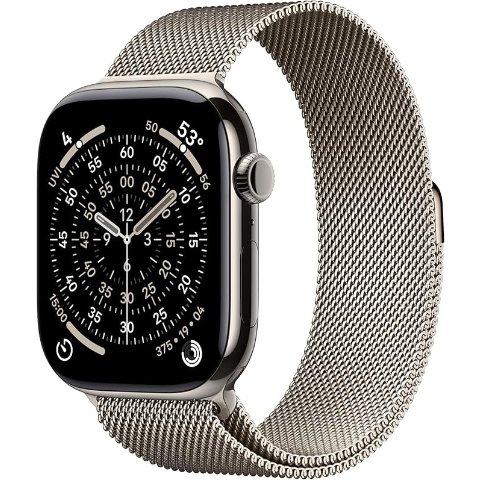 ModubaApple Watch Series 11 GPS + Cellular 46mm 내추럴 티타늄 케이스