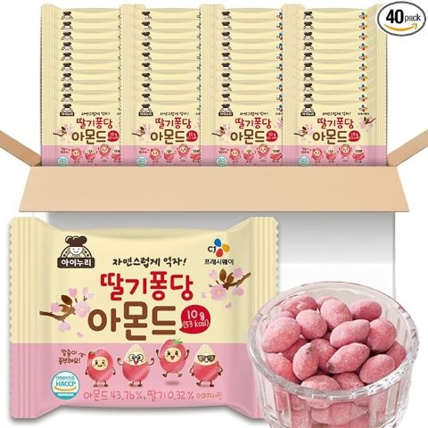 ModubaCJ 딸기퐁당 아몬드 40입